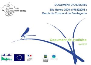 Co-rédaction du DOCOB du site par le CEN Auvergne et le CPIE de la Haute-Auvergne en 2010.
